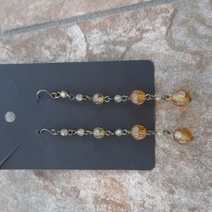 Bohemian Beaded Earrings 3.5" Drop